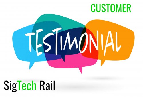 Sigtech rail Customer Testimonial
